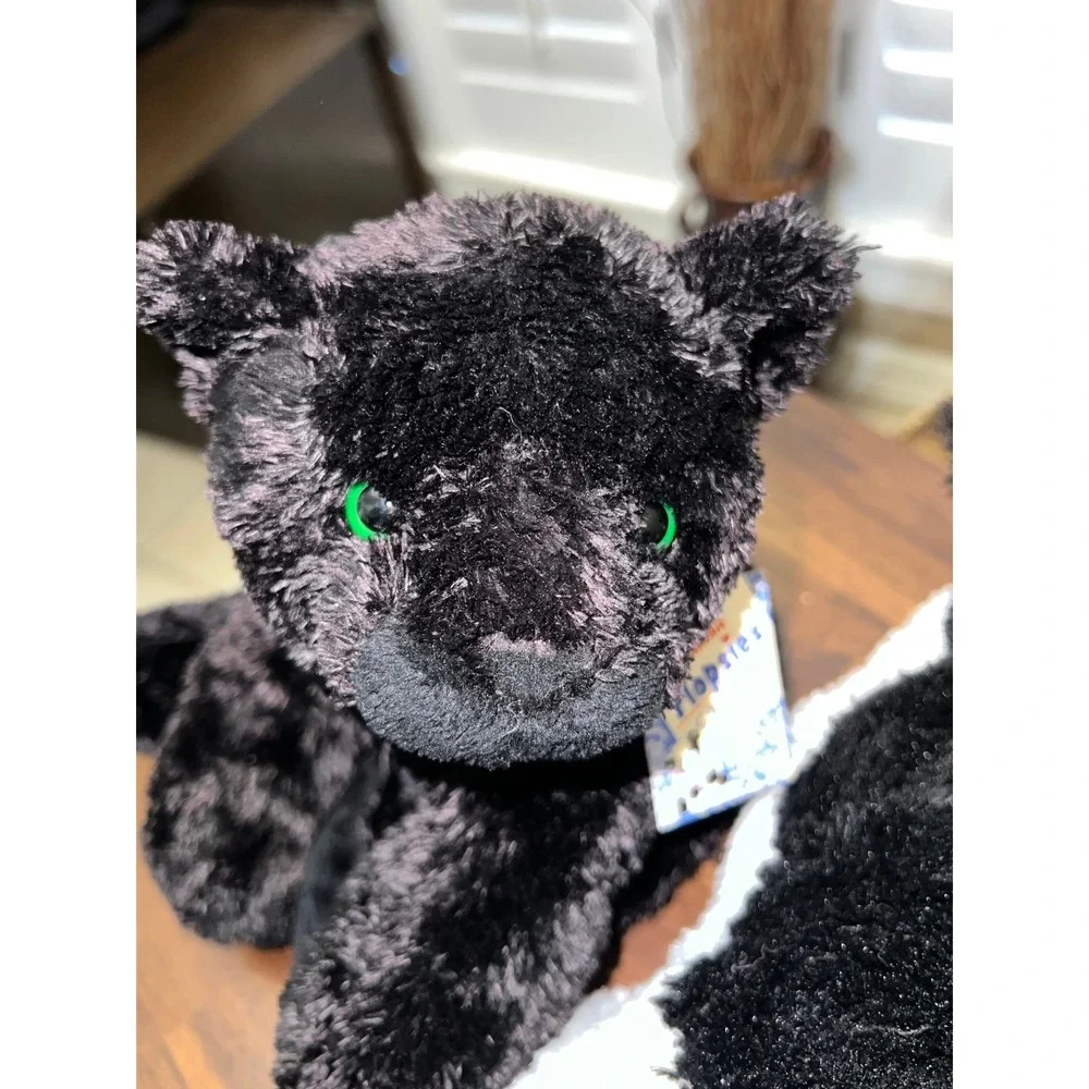 Aurora Plush Stuffed animal Lot Cow, Jaguar Flopsie Onix and Bunny